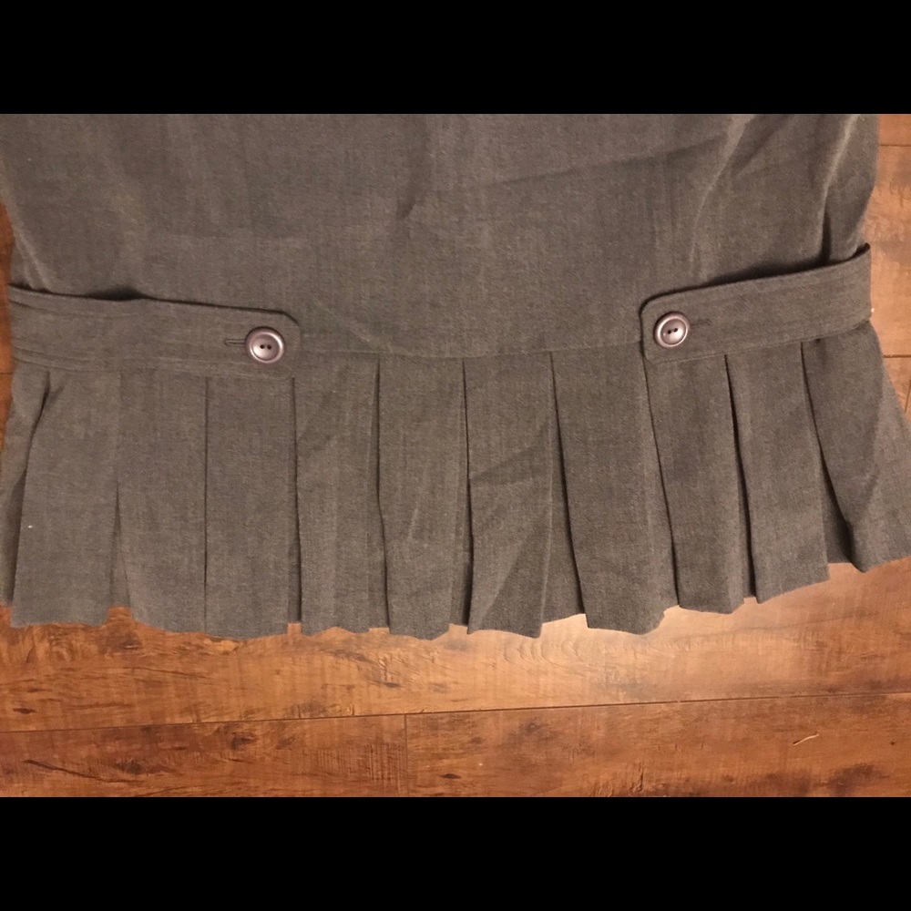 AGB Grey peplum Skirt size 10 - Picture 3 of 4